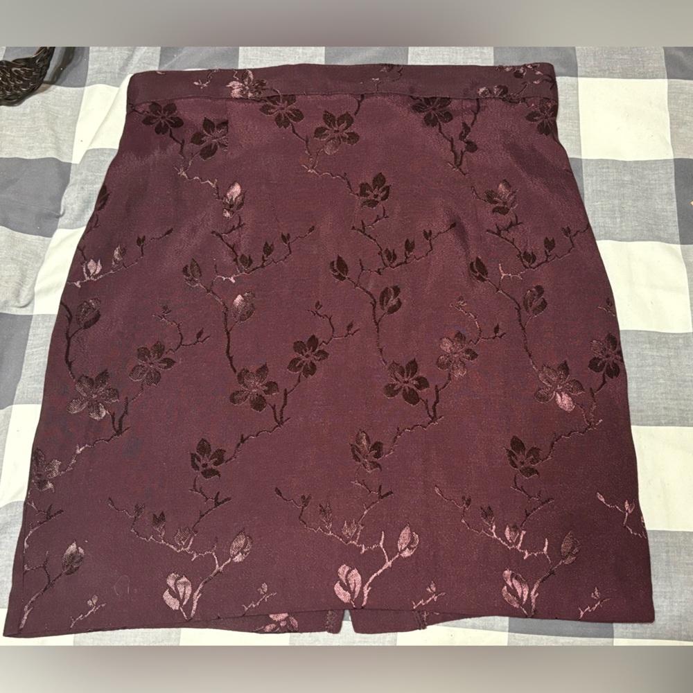 Vintage Dark purple mini skirt from Petites Beechers Brook